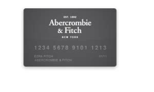 abercrombie credit card